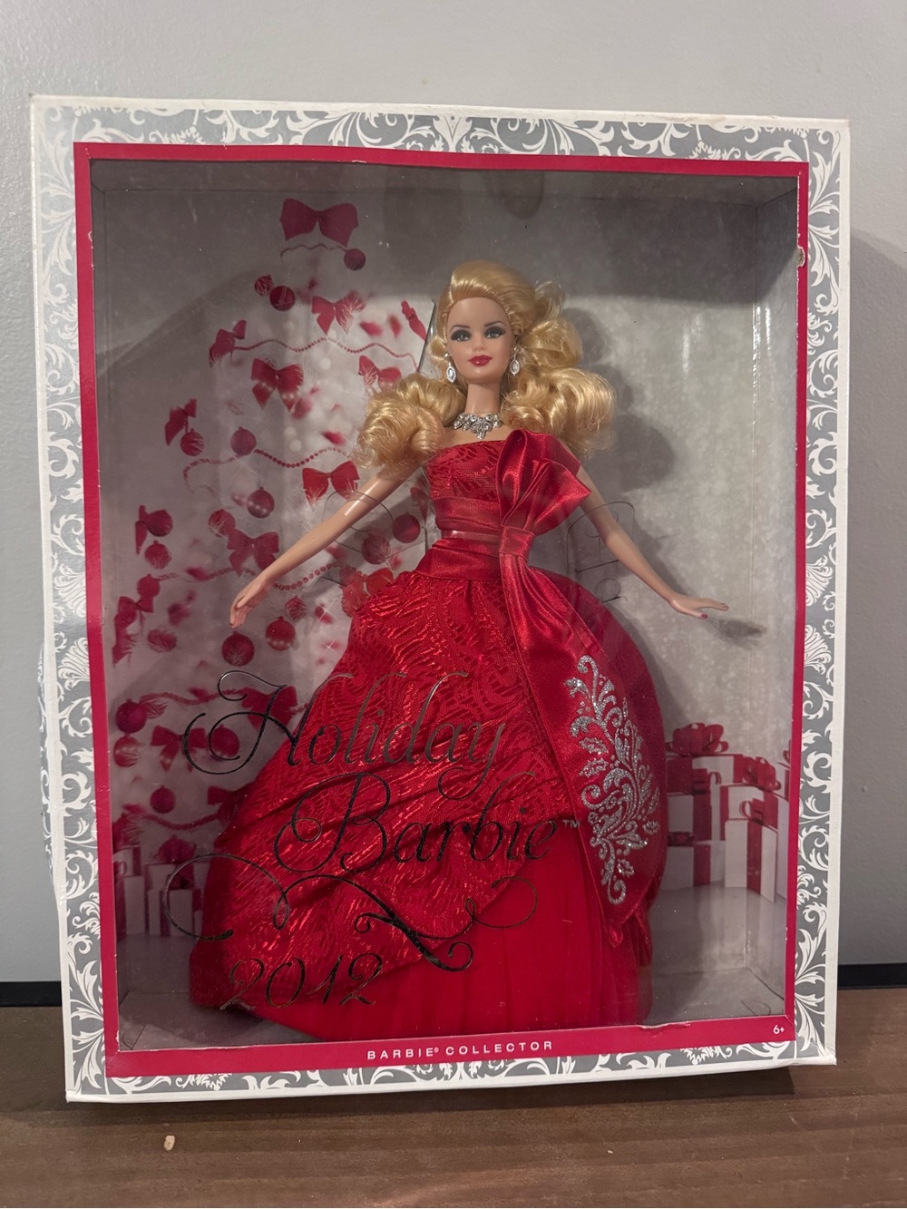 2012 Barbie Red Holiday Gown Collector Doll W3465